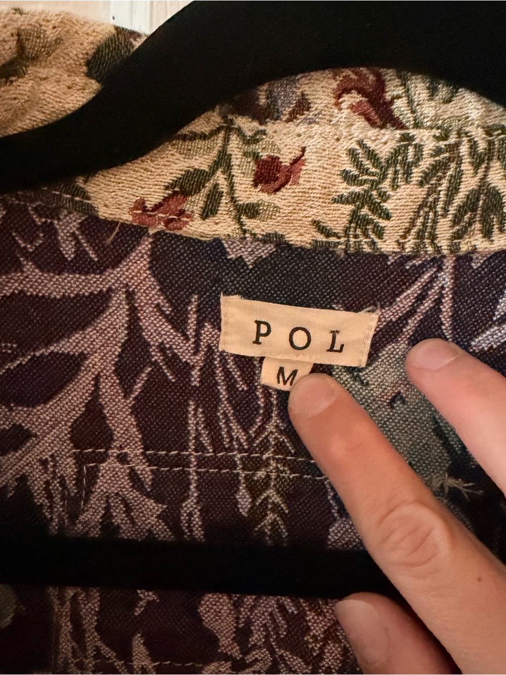 POL Floral & Butterfly Embroidered Cream Jacket - Picture 4 of 6